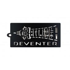 Sleutelhanger Deventer Watertoren. 3D Printed. 